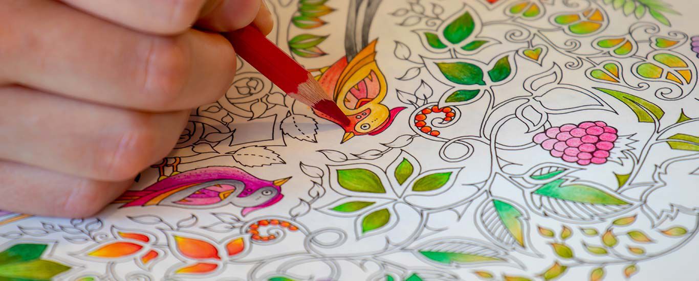 Close-up: een mandala schilderen.